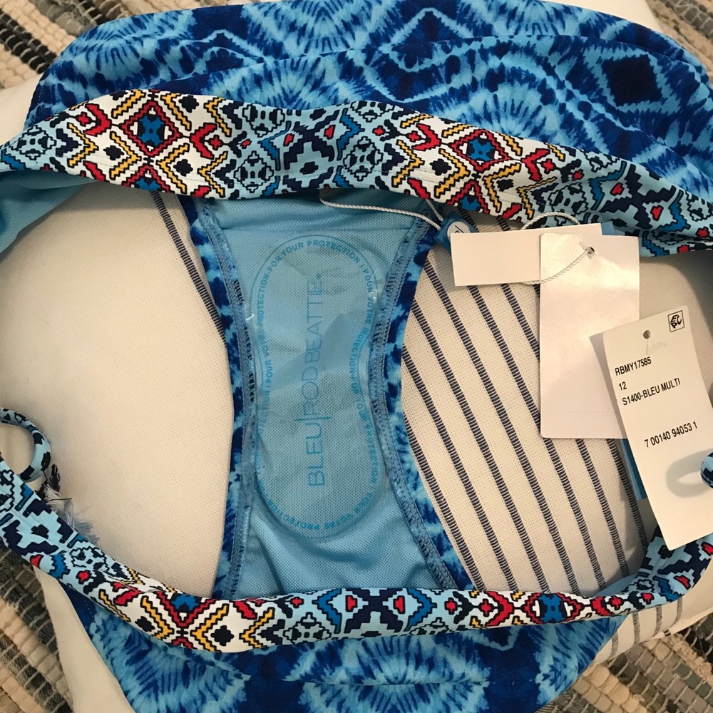 Bleu Rod Beattie tie dye bikini bottoms, size 12 - Picture 9 of 13